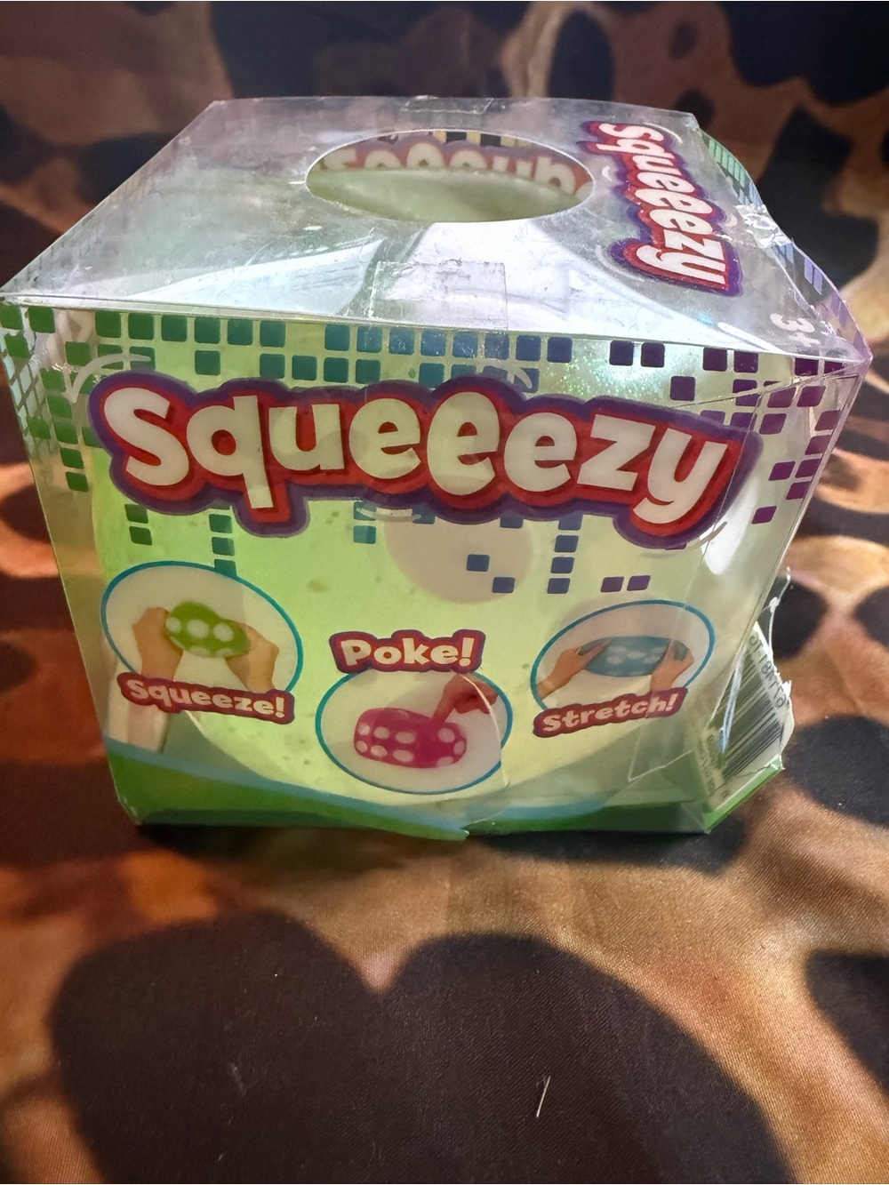 Green Dice Squeezy Stress Toy -